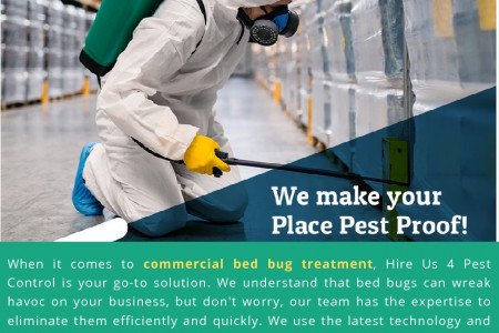 We Are Your Go To Solution For Commercial Bed Bug Treatment  Infographic