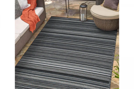 WEAVER BLACK OUTDOOR RUG Infographic