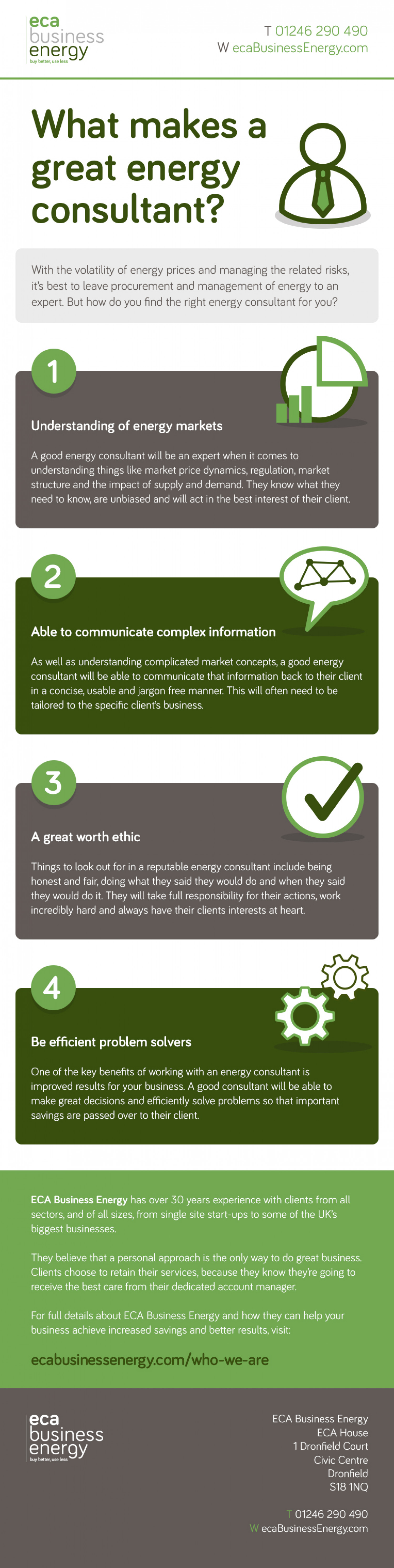What Makes a Great Energy Consultant? Infographic