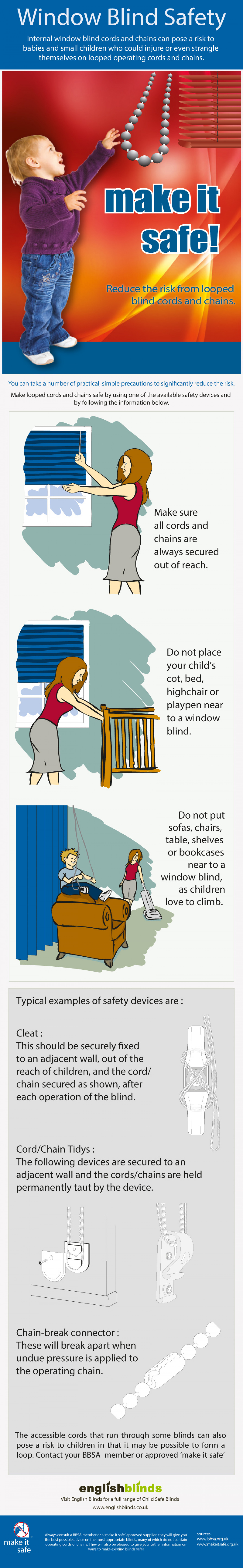 Blind Cord Safety Advice from the British Blind & Shutter