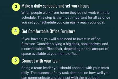 Working from Home – 8 Tips for Success Infographic