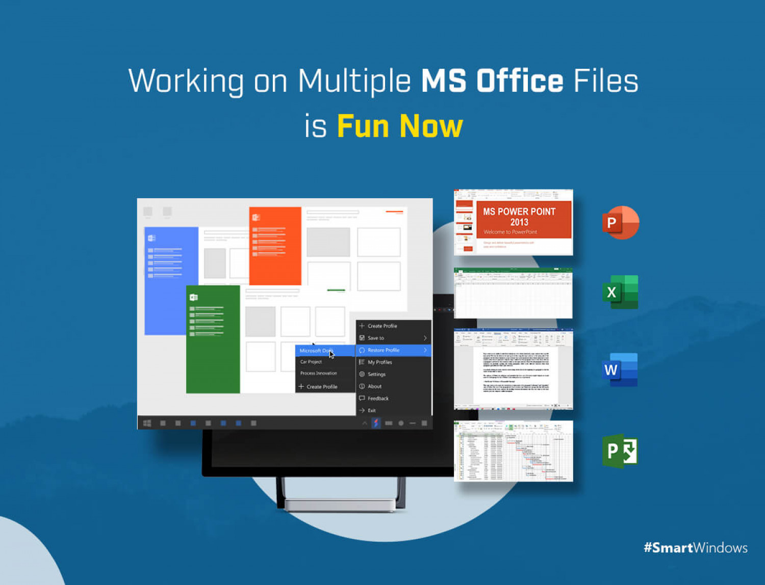 Working on Multiple MS Office Files is Fun Now Infographic