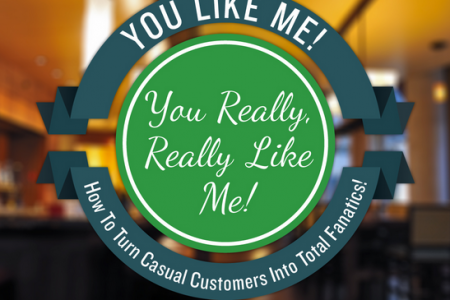 You Like Me! You Really, Really Like Me! How to Turn Casual Customers into Raving Fanatics Infographic