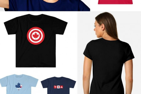 Your Top 6 Favorite T-Shirt Design Trends for 2023 || OhCanadaShop Infographic