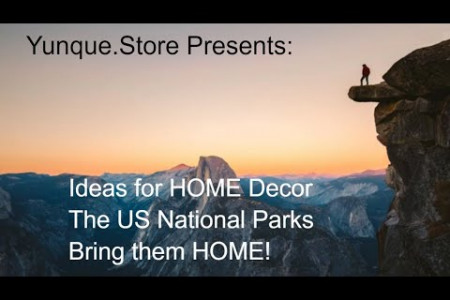 Yunque Store - US National parks Home Decor Celebration Infographic